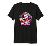Raquette De Padel Queen Cool Unicorn T-Shirt Haut de Gamme