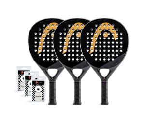 Raquette de Padel Tripack Head Edge Ii Black