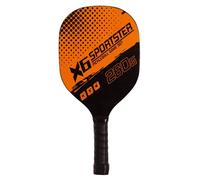 Raquette de pickleball en bois avec 4 balles Softee (x2) Orange 39,5x19 cm