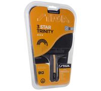 Stiga 3-Star Trinity Raquette de Tennis de Table Mixte Adulte, Noir/Rouge, Taille unique