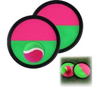 Raquette de Plage,2025 New Lancer et Attraper Jeu de Balle,Enfants Lancer Catch Ball,Balle Raquette Scratch Jeux Lancer et Attraper Jeu de Balle Jeu Exterieur Enfant