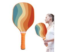 Raquette de pour Adultes - Équipement de pagaie en Bois Portable - Raquette de Style Tennis Classique - Poignée Ergonomique antidérapante avec Lisse - Jeu intérieur en Plein air pour