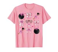 Raquette de Squash Balle Fille Coquette Noeud Rose Maman T-Shirt
