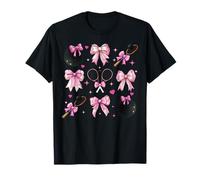Raquette de squash balle fille coquette noeud rose maman T-Shirt
