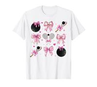 Raquette de Squash Balle Fille Coquette Noeud Rose Maman T-Shirt