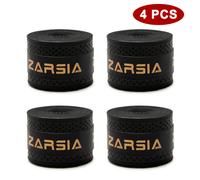 Raquette De Tennis De Plage Coordonnante,Raquette De Badminton,Raquette Surgrip Absorbant La Sueur,Ruban Adhésif -Noir-4pcs