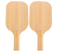 Raquette de Tennis de Table Beige en Bois pour Personne Aveugle | Contrôle Stable, Rebond Sensible et Prise Confortable, Retour Sonore, pour Compétitions et Éducation Sportive
