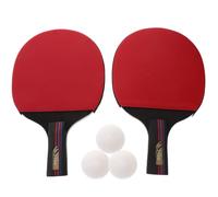 Raquette de Tennis de Table D'entraînement pour Étudiants, Contrôle Fin | Bois, Écume et Caoutchouc, Manche Droit, Usage Intérieur Extérieur, pour Adultes Débutants