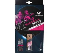 Cornilleau Raquette de ping-pong d'intérieur Excell 3000 Off+ revêtement ITTF 6 étoiles