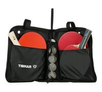 TIBHAR Kit de loisirs 1, kit de tennis de table avec 4 raquettes de tennis de table, balles de tennis de table et sac de transport