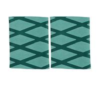 Raquette de Tennis Grip Tape Anti Ski Chaleur Rétrécissable Polyoléfine Surgrip pour Raquette de tennis de Table Horizontal Racket Pêche 2pcs 90x61mm (Vert)