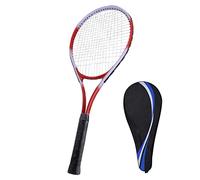 Raquette De Tennis pour Débutant De 27 Pouces pour Adulte - Ensemble De Raquettes Simples pour Adultes Légers pour Femmes Et Hommes avec Sac De Transport(Rouge)