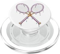 Raquette de Tennis Sports Sprinkles Drip pour garçons Filles Enfants PopSockets PopGrip pour MagSafe