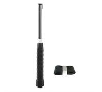 Raquette d'entraînement de badminton - Niveaux d'entraînement réglables avec son, aide à la pratique pour l'entraînement intérieur et extérieur, améliore la technique de puissance et de course (noir)