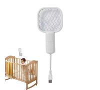 Raquette Électrique Anti-Mouches | Zappeur d'Insectes Électrique | Lampe Luminetuse avec Grille de Sécurité pour Maison Cuisine Intérieur Extérieur