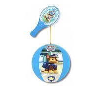 Raquette et ballon Pat Patrouille Paw Patrol Disney - Couleur aléatoire - Normes CE