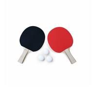 Raquette ping pong (lot de 2) + 3 balles