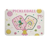 Raquette Rose Nœud Papillon Dessin Animé Fleurs Feuilles Saint-Patrick Tapis De Sol Retro Tapis De Porte Entretien Simple Tapis D'Entrée pour La Chambre À Coucher Cuisine Porte 40x60Cm