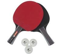 Raquette tennis de table Cornilleau Pack duo rouge noir Rouge taille : UNI réf : 82348 Rouge G
