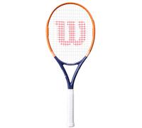 Wilson Raquette de tennis Roland‑Garros 2026 Equipe HP – Compétitif – Marine/Orange Grip 3