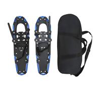 Raquettes à neige 3 en 1 - vidaXL - Bleu et Noir - Aluminium et HDPE - 78,5x22 cm - Poids 2,3 kg - Réglable 38-48