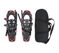 Vidaxl Raquettes À Neige 3 En 1 Avec Bâtons De Randonnée Rouge