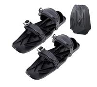 Raquettes à neige pour femme - Fixation de ski légère et réglable avec un design antidérapant, une construction durable et des sangles confortables | Accessoire de ski compact pour hommes, jeunes et e