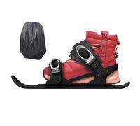 Raquettes à neige pour femme - Patins pour la neige - Outils de ski légers, accessoires de ski réglables, multifonctionnels, antidérapants pour adultes et enfants, courses de ski, voyage d'hiver