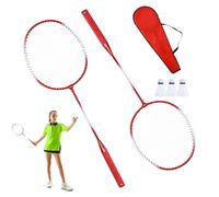 Raquettes de badminton - Jeu de raquettes de badminton portable à 2 joueurs, kit de badminton pour adultes, accessoires de plein air, équipement de sport | Raquettes pour adolescents, Jeux