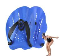 Raquettes de natation | Raquettes d'entraînement pour natation avec force et sangles réglables 20 x 13,5 cm | Équipement d'entraînement de natation pour adultes et enfants