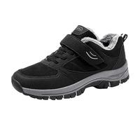 Raquettes de neige pour homme - Chaussures à lacets pour la randonnée - Thermiques - Antidérapantes - Doublure en fourrure - Imperméables - Bottes de randonnée orthopédiques pour femme, Noir , 40.5 EU