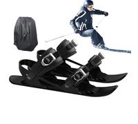 Raquettes de neige Snowblades - planches de ski réglables avec sac de transport | raquettes antidérapantes pour les randonnées hivernales, les skis pour hommes et femmes, les skis courts pour la