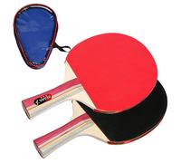 Raquettes De Tennis De Table À Longue Poignée, 2 Battes De Ping-Pong, Ensemble D'entraînement