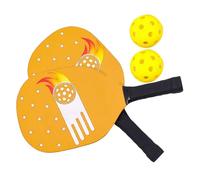 Raquettes de tennis de table, palettes à balle de cornichon,Raquettes à balle de cornichons professionnelles | Kit haute performance avec 2 pagaies et 2 balles, équipement sportif pour hommes, femmes