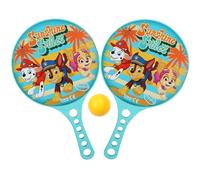 Raquettes en Plastique pour Enfants, (Stitch, Disney, Star Wars, Marvel, Paw Patrol) Raquettes pour Jouer dans Le Jardin + Balle en Caoutchouc (Paw Patrol, 33 cm)