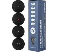 Raquex Balles de Squash Progression WSF - 4 Vitesses par Paquet