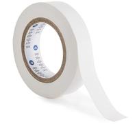 Raquex Ruban de Finition pour Raquette de Tennis, Badminton, Squash, Hockey et Sport - Ruban de Finition pour Raquette - 14 mm x 20 m (Blanc)