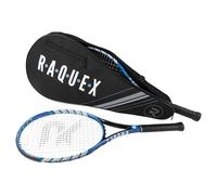 Raquex Sac à Raquettes de Tennis - Bleu ou Noir - Housse pour Raquettes de Tennis, Sac de Squash et de Badminton. pour 2 Raquettes et Accessoires avec Bandoulière