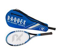Raquex Sac à Raquettes de Tennis - Bleu ou Noir - Housse pour Tennis, de Squash et de Badminton. pour 2 Raquettes et Accessoires avec Bandoulière