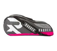 Raquex Sac de Tennis pour 6 Raquettes de Tennis, Badminton ou Squash - Bleu, Noir ou Magenta - Peut contenir jusqu'à 6 Raquettes + Accessoires + Baskets