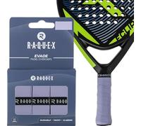 Raquex Surgrip Evade pour Raquettes de Padel - Violet Clair - Paquet de 3 surgrips, 0,65 mm d'épaisseur - Surgrip antidérapant Absorbant et légèrement adhésif pour Raquettes de Padel ou de Pickleball