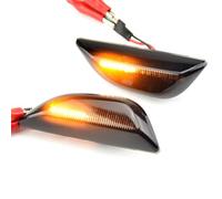 RAQXOLPB Indicateurs latéraux Clignotant Pour Dynamique À Défilement Pour Rétroviseur Intérieur Compatible Avec Opel Pour Mokka 2012-2016(Black)