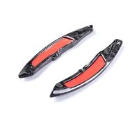 RAQXOLPB Palettes Changement Vitesses Compatible Avec Pour Macan Pour Panamera 911 981 Pour Carrera Extension De Volant Palette De Changement De Vitesse En Fiber De Carbone D6006