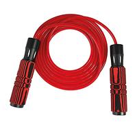 Raraion - Corde à sauter lourde en PVC de 6 mm, poignées ergonomiques antidérapantes à roulement à billes, longueur réglable, poignées en mousse souple