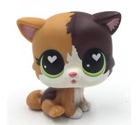 Rare Animalerie Jouet Mini Supports Cheveux Courts Chaton Vieilles Figurines Collection Original Bobble Tête Jouet Lps.339B.