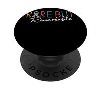 Rare But Remarkable Zebra Ribbon Sensibilisation Maladies PopSockets PopGrip Adhésif