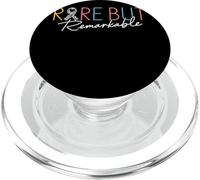 Rare But Remarkable Zebra Ribbon Sensibilisation Maladies PopSockets PopGrip pour MagSafe