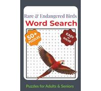 Rare & Endangered Birds Word Search Puzzle Book: Easy-to-Read Word Searches Featuring Bird Conservation & Threatened Species, Bird Lovers WildBird and ... & Seniors | Educational Brain Exercises