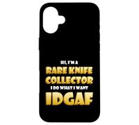Rare Knife Collector Vintage Prop Movie World War Knives Coque pour iPhone 16 Plus