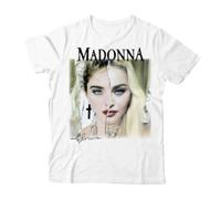 Rare Madonna Short Sleeve Gift for Fan White S-3XL T-Shirt